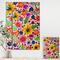 Designart - Handpainted Colorful Spring Flowers - Cottage Gallery-wrapped Canvas